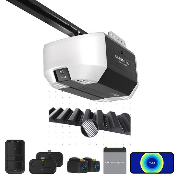 Photo of 3/4 Horsepower Belt Drive Opener with Battery Backup and myQ Connectivity