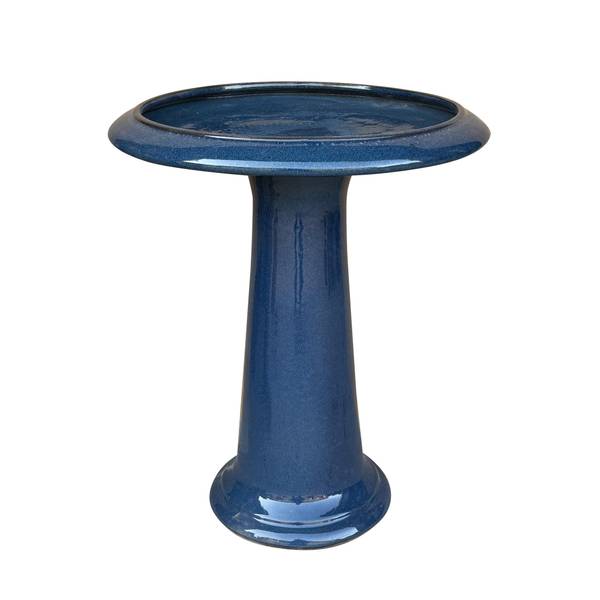 Photo of 23" Quay Sariah Blue Finish Birdbath