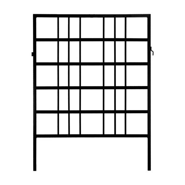 Photo of New Age Black Heavy-Duty Oversized Tubular Border Fence