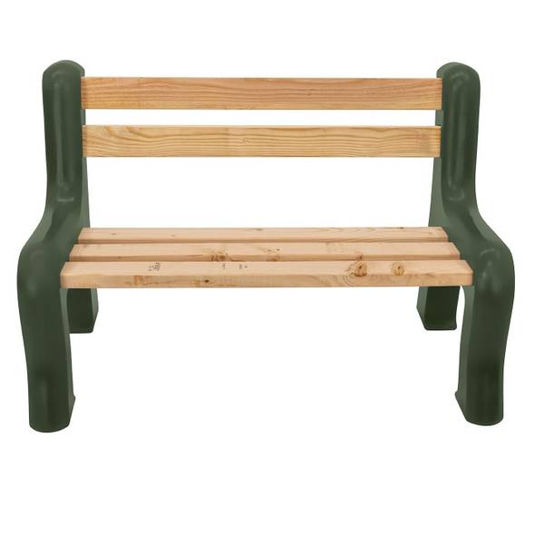 Photo of Green DIY Outdoor Bench Ends