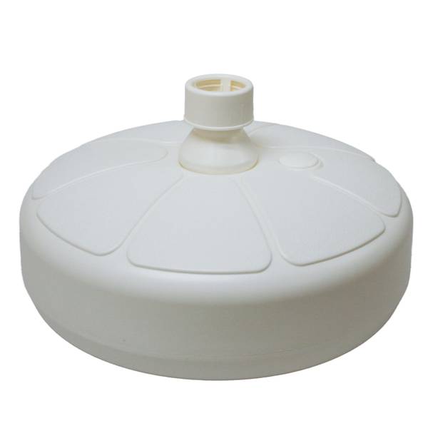 Photo of White Flower Umbrella Stand Base