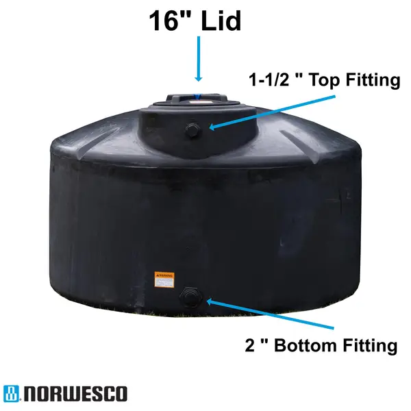 Norwesco 550 Gallon Water Tank - 40703-DS | Blain's Farm & Fleet