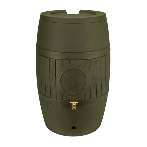 Photo of 54-Gallon Moss Green Spruce Creek Rain Saver Barrel