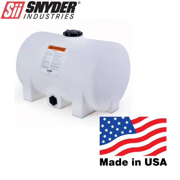 Snyder Industries 300-Gallon White Heavy Duty Plastic Horizontal