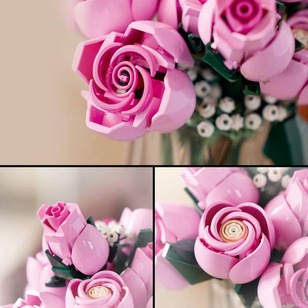 LEGO Botanicals Bouquet of Pink Roses 10374 Building Set - 6535644