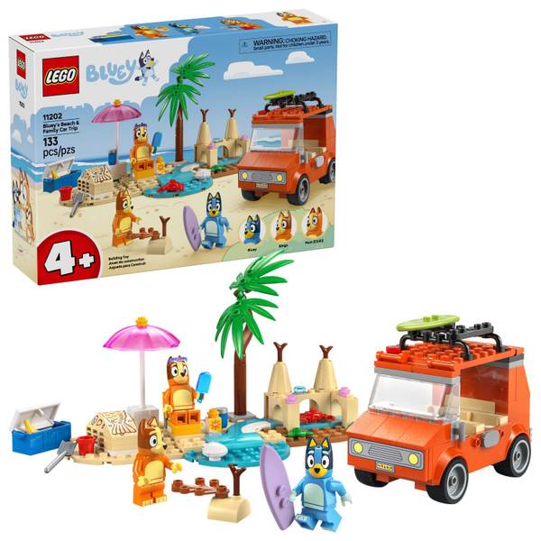 Photo of Bluey's Beach and Family Car Trip 11202 Buildable Playset