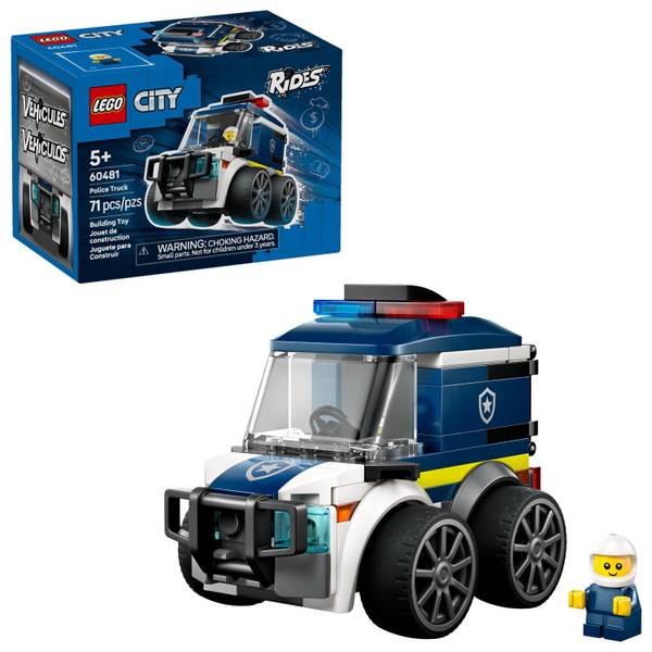 Photo of City Rides Police Truck 60481 Building Toy