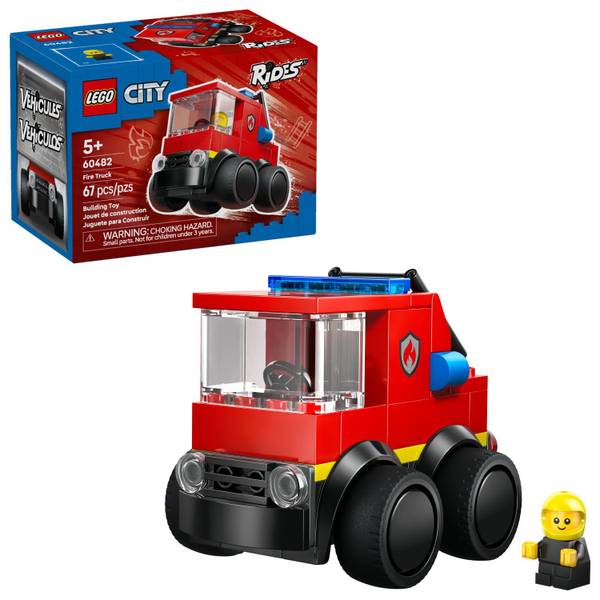 Photo of City Rides Fire Truck 60482 Building Toy