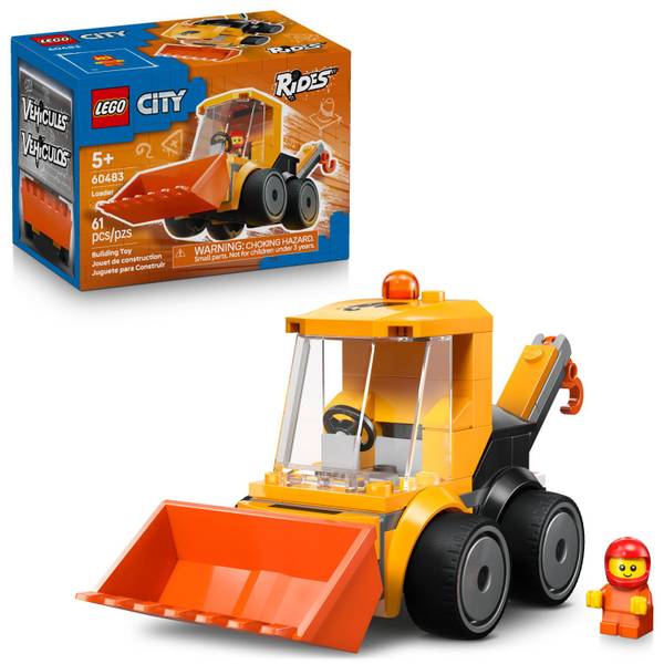 Photo of City Rides Construction Loader 60483 Building Toy