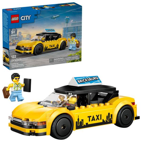 Photo of City Yellow Taxi Car 60487 Building Toy