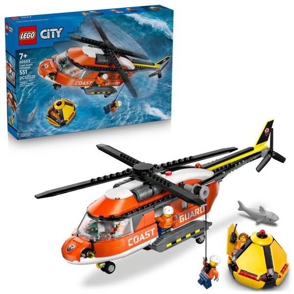 Photo of City Coast Guard Helicopter 60503 Building Toy