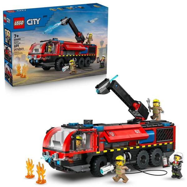 Photo of City Airport Fire Truck Toy 60499 Building Toy