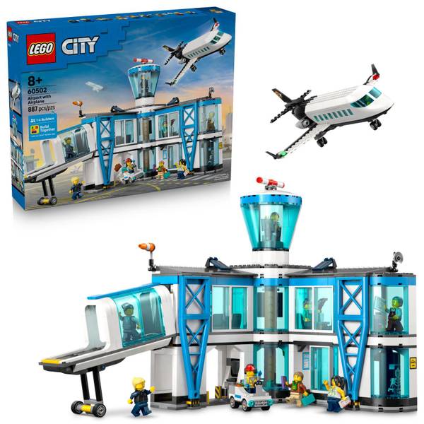 Photo of City Airport with Airplane 60502 Building Toy