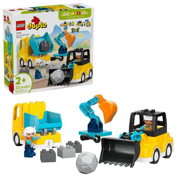Photo of Town 3-in-1 Construction Vehicles 10475 Building Toy