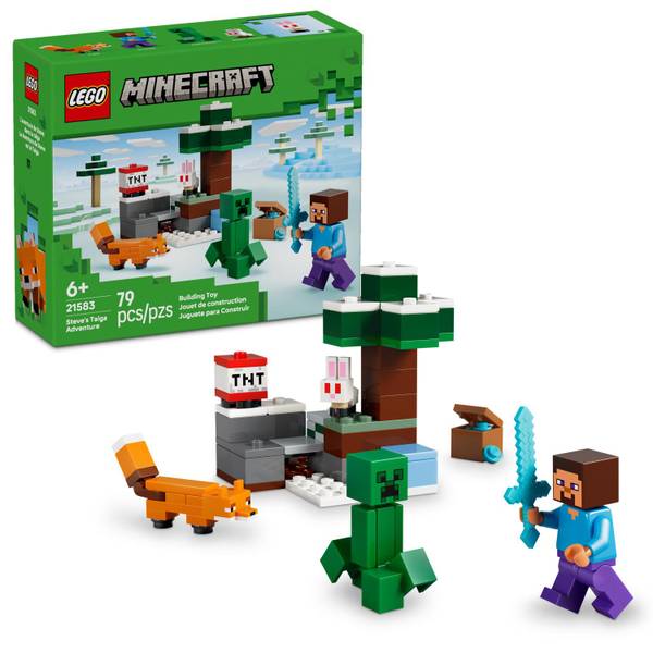 Photo of Minecraft Steve's Taiga 21583 Building Toy
