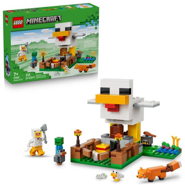 Photo of Minecraft Chicken Farm 21585 Building Toy