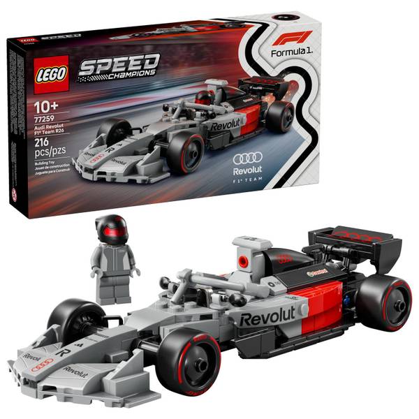 Photo of Speed Champions Audi Revolut F1 Team R26 Race Car 77259 Building Set