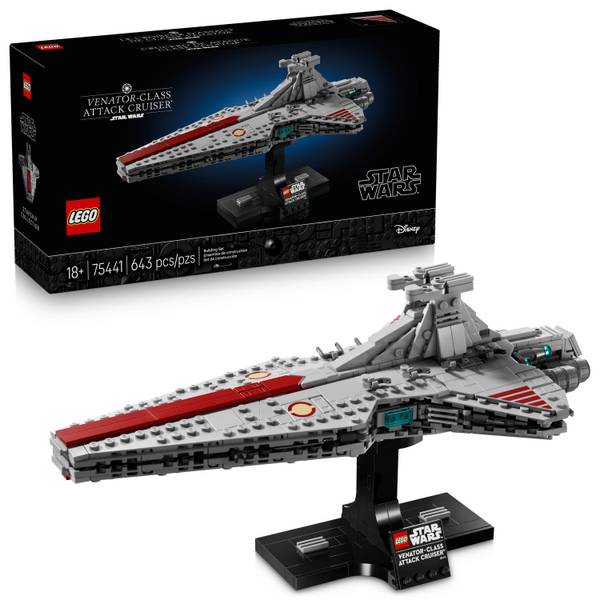 Photo of Star Wars Venator-Class Attack Cruiser 75441 Building Toy