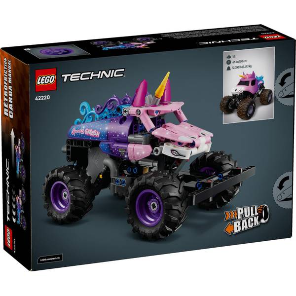 LEGO Technic Monster Jam Sparkle Smash Pull-Back Building Set
