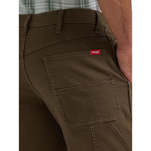 Wrangler Men's 5 Star Carpenter Shorts, Brown, 34 - 112379602-34