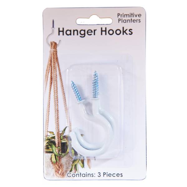 Photo of 3-Count White Hanger Hooks