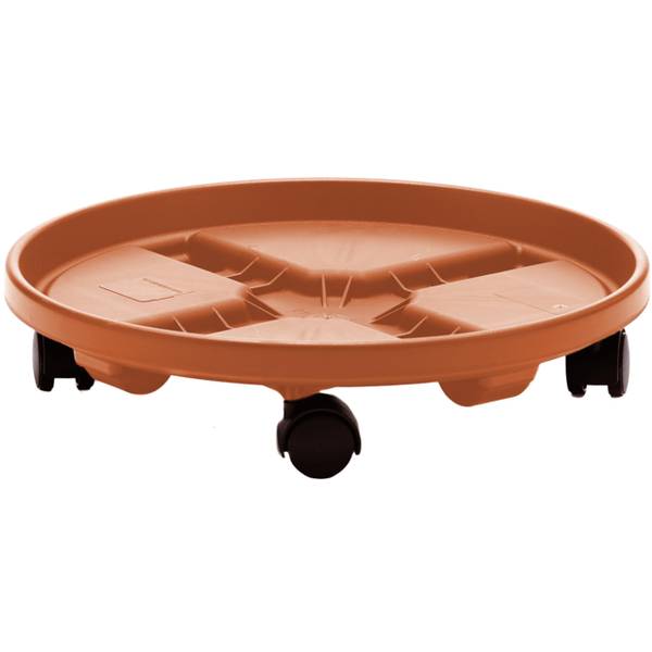 Photo of 16" Terra Cotta Caddy Round Planter