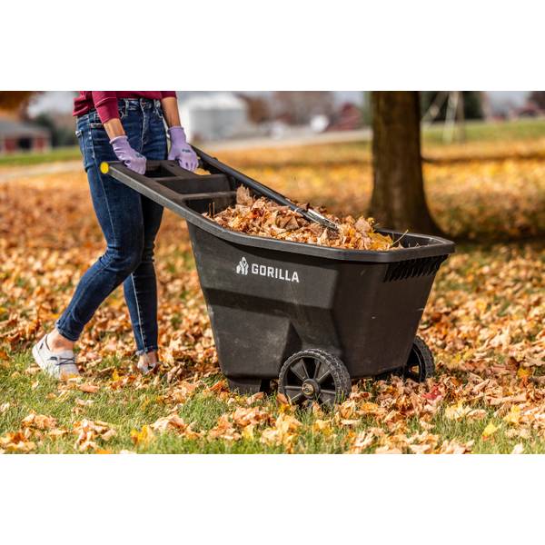 Gorilla 4.5 cu ft Poly Yard Cart - GCY-45 | Blain's Farm & Fleet