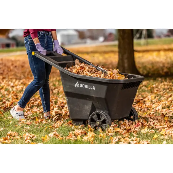 Gorilla 4.5 cu ft Poly Yard Cart - GCY-45 | Blain's Farm & Fleet