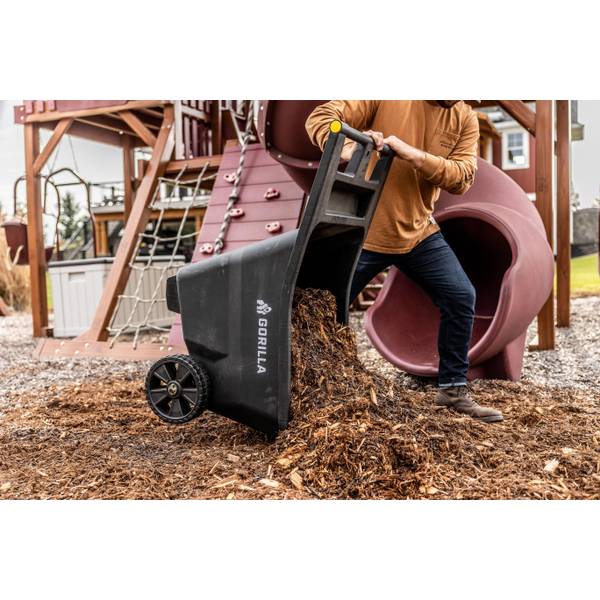 Gorilla 4.5 cu ft Poly Yard Cart - GCY-45 | Blain's Farm & Fleet