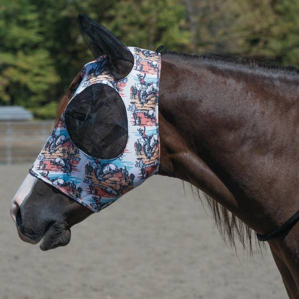 Photo of Synergy Powered by Coolcore Equine Lycra Fly Mask