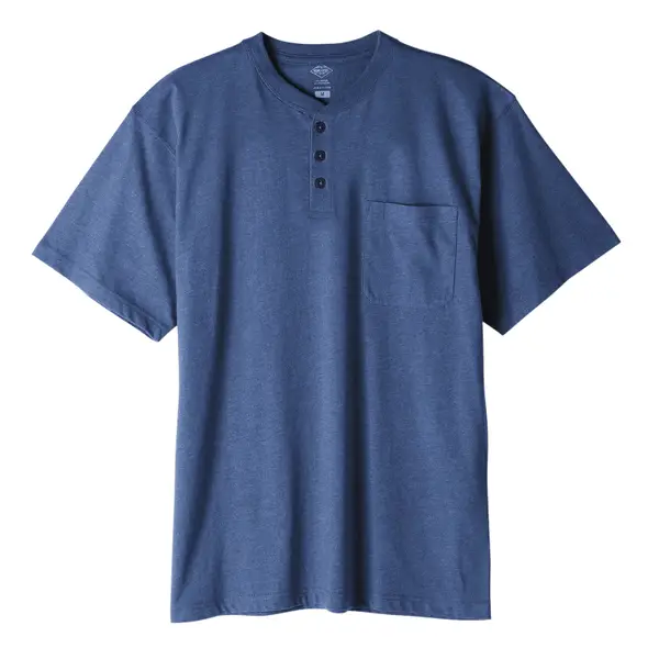 Work N' Sport Men's Short Sleeve Jersey Henley - 74567-114WS-M