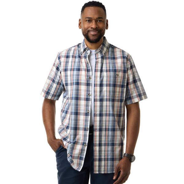 Photo of Men's Short Sleeve Button Down Dobby Shirt