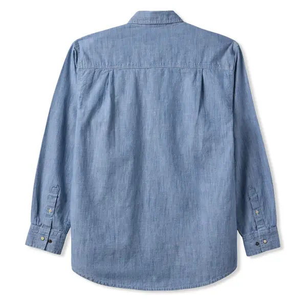 Work N' Sport Men's Long Sleeve Chambray Shirt - 15350-120WS-M