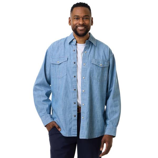 Photo of Men's Long Sleeve Chambray Shirt