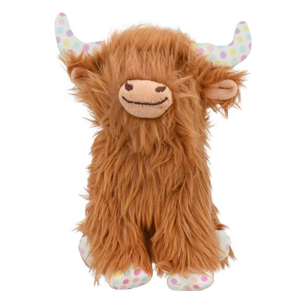 Photo of 8" Highland Cow with Spring Pattern