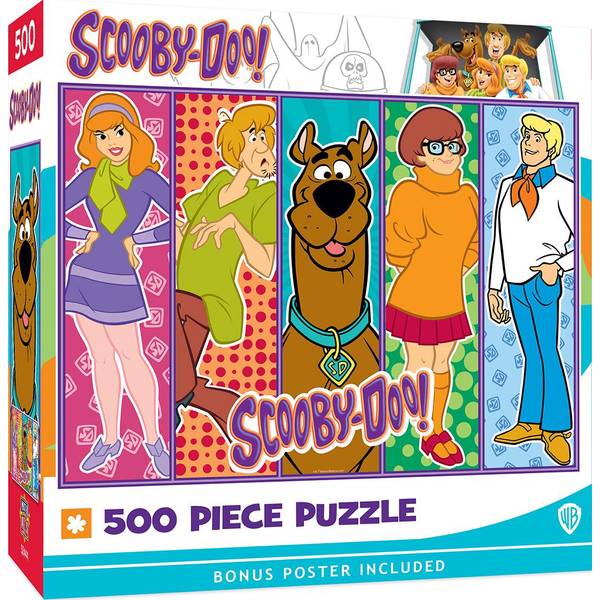 Masterpiece Puzzle 500-Piece Nostalgic Cartoons - Scooby Doo! Characters Puzzle