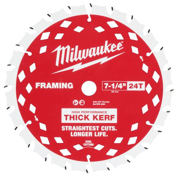 Photo of 2-Pack 7-1/4" 24T Thick Kerf Framing Circular Saw Blade