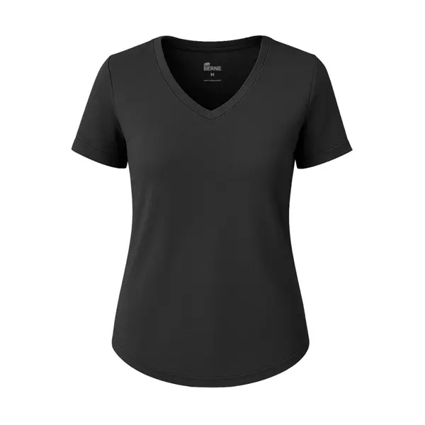 Berne Lightweight Performance Short Sleeve Pocket T-Shirt (BSM38) - Pine Green, Moisture Wicking