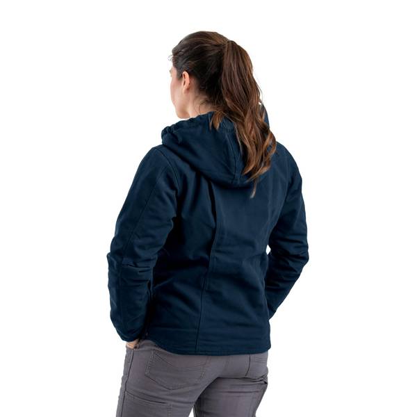 Berne Women's Softstone Duck Hooded Jacket - WHJ43DBN-2X | Blain's