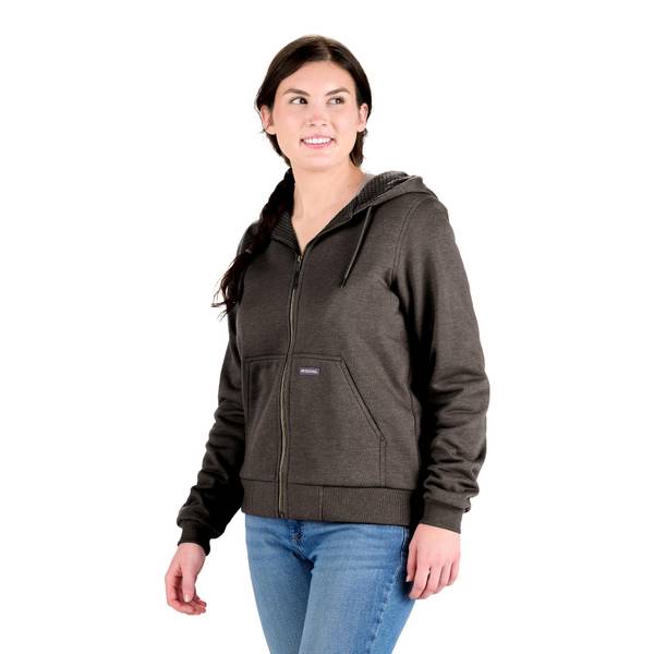 Photo of Women's Heritage Grid Fleece-Lined Full-Zip Hooded Sweatshirt