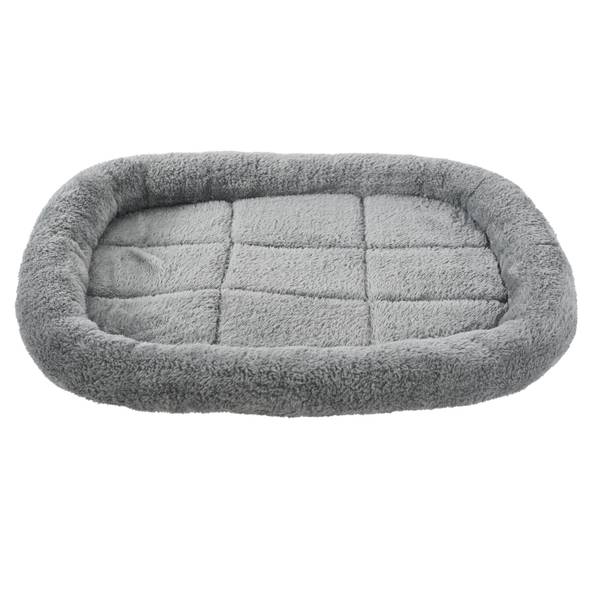 Photo of 41" Grey XL Fleece Crate Pad