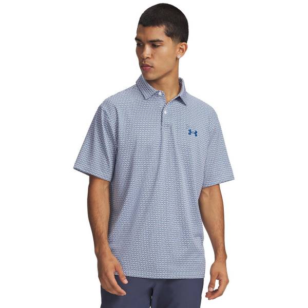 Photo of UA Matchplay Printed Polo Bndlss Blu