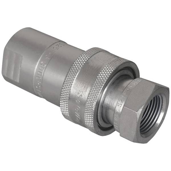 Photo of 1/2" FPT X 1/2" Body One-Way Sleeve Hydraulic Q.D Setup