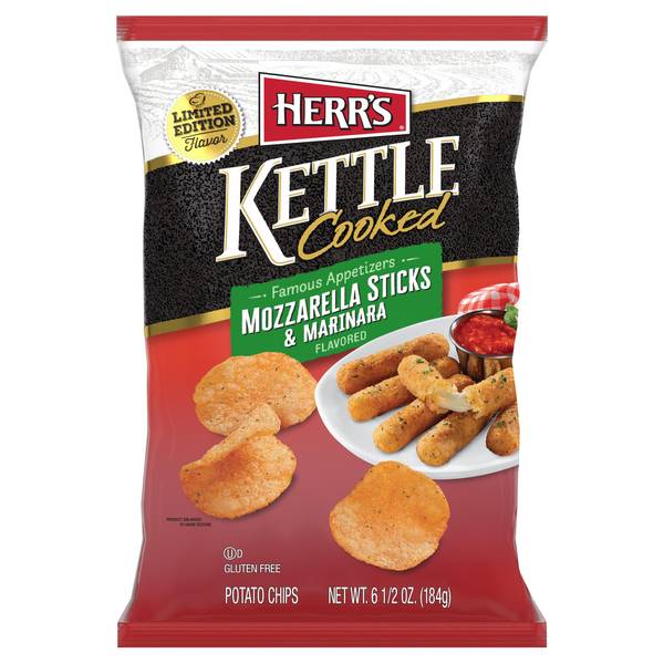 Photo of 6.5 oz Famous App Mozzarella Stick Marinara Kettle Chip