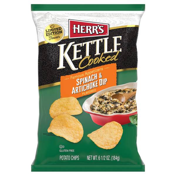 Photo of 6.5 oz Spinach and Artichoke Dip Kettle Chips
