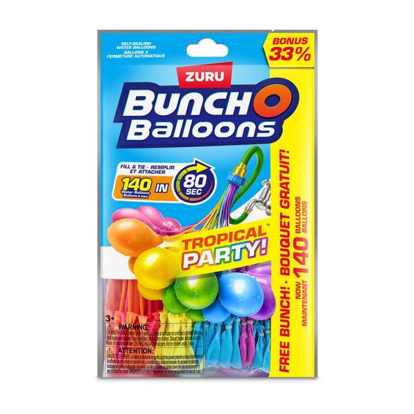 Photo of 3-Pack Tropical Party Self-Tying Water Balloons