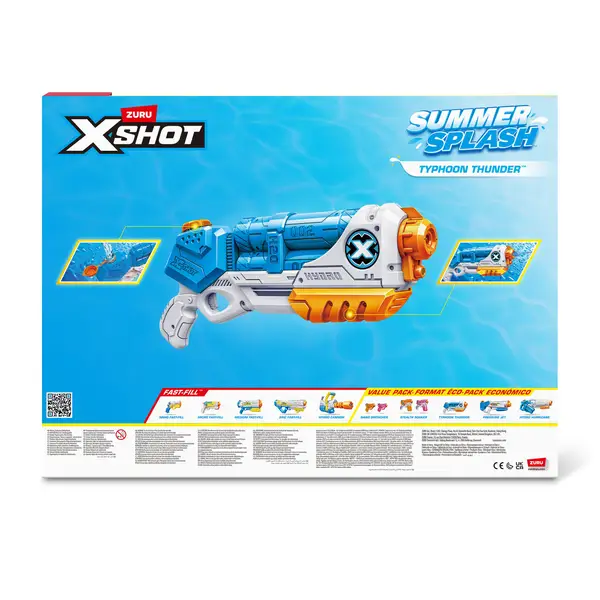 X-Shot 3-Pack Water Warfare Typhoon Thunder Water Blaster - 11830