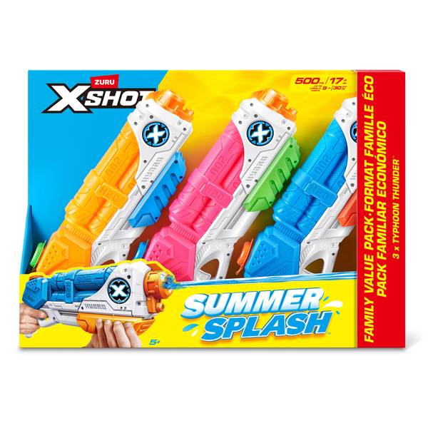Photo of 3-Pack Water Warfare Typhoon Thunder Water Blaster