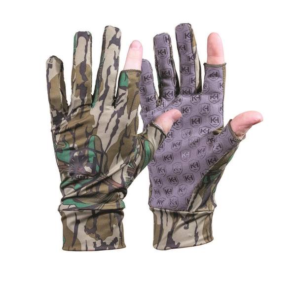 Photo of Run N' Gun Gloves - Mossy Oak Greenleaf
