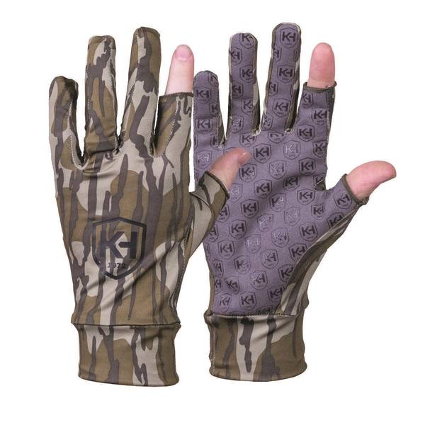 Photo of Run N' Gun Gloves - Mossy Oak Original Bottomland